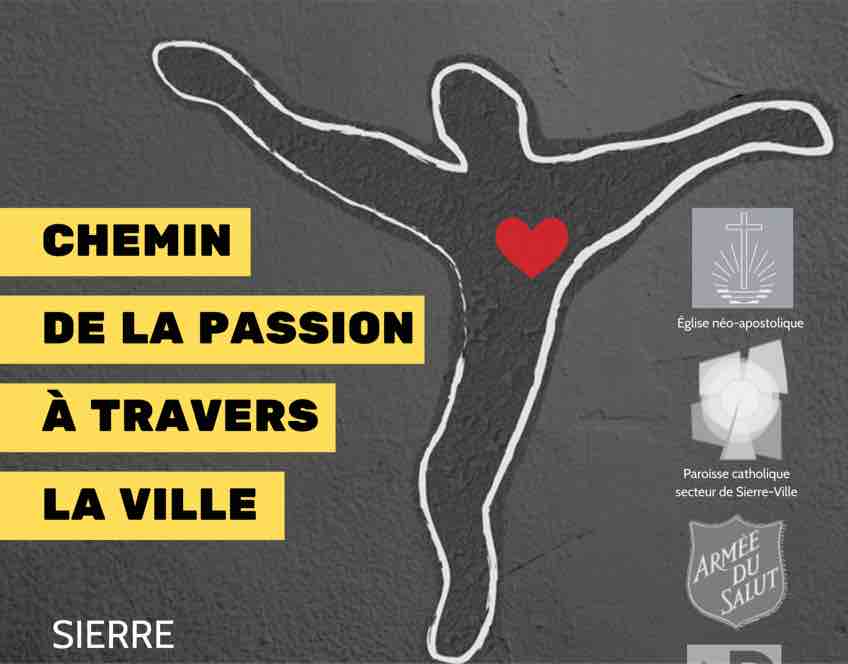 Chemin de la Passion à travers la ville