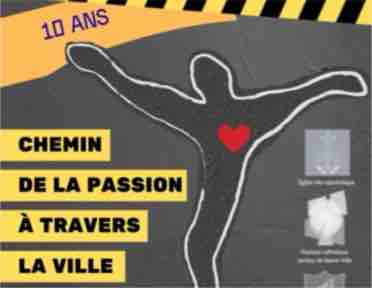 Chemin de la Passion à travers la ville